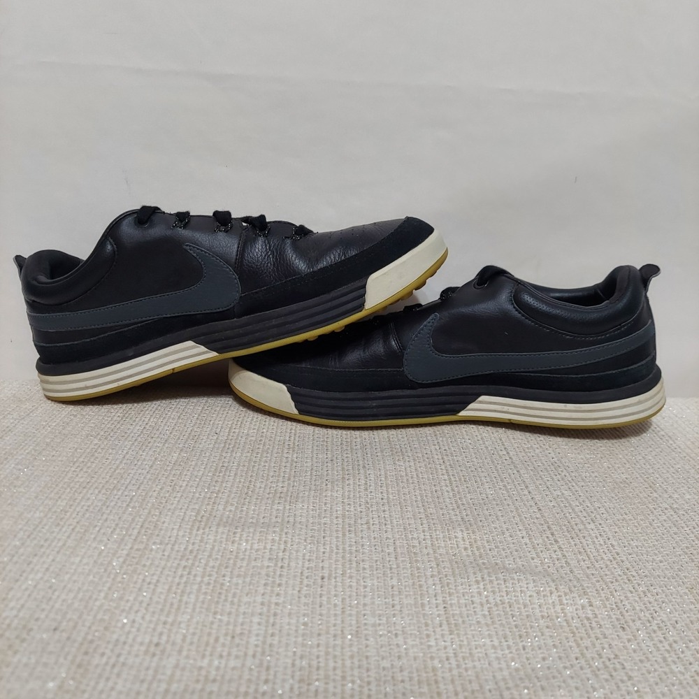 Nike Lunarlon Spikeless Black Golf Shoes Men's Size 10 652780-001 - Picture 6 of 8